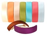 L. Erickson USA Rectangle Volume Barrette - 100% Silk Charmeuse