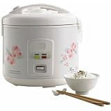 6 C Rice Cooker-Steamer-Slow Cooker Unit (White) (11.75H x 12W x 12D)