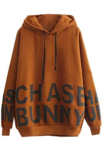 (アザブロ)AZBRO 甘い ゆったり 文字柄 ドローストリン 耳付きフード あったか 快適 トレーナー