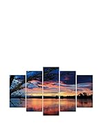 Wall Decor Fotocuadro 5 Piezas Pirámide Skytree