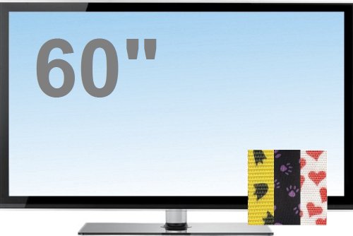 Plasma TV Low Price :ProtectTVs TV Screen Protector, Standard version with Optional Patterned Straps for 60 inch LED, LCD and Plasma TV