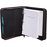 UPC 609613376801 product image for David King & Co. 7 X 10 Zippered 3 Ring Agenda, Black, One Size | upcitemdb.com