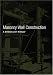 Book Masonry Wall Construction