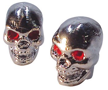 Trik Topz Boneless Skull Valve Caps pr. Chrome 123714