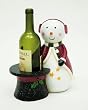 Resin Snowman Wine Bottle Holder, Christmas Wishes Resin Snowman Wine Bottle Holder, Christmas Wishes