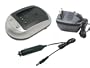 JVC GR-D270U Camcorder Battery Charger - TechFuel&reg; AC & DC Compatible Desktop Battery Charger