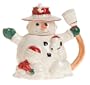 Lenox Snoopy's Christmas Earthenware Teapot