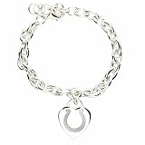 NFL Indianapolis Colts Heart-Charm Bracelet