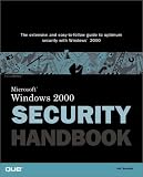 Microsoft Windows 2000 Security Handbook