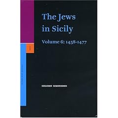 Studia Post Biblica 3. the Jews in Sicily, 6: 1458-1477