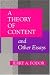 Book A Theory of Content and Other Essays (Bradford Books)