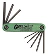 Bondhus 12632 GorillaGrip, Set of 8 Star Fold-up Keys, sizes T6-T25