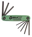 Bondhus 12632 GorillaGrip, Set of 8 Star Fold-up Keys, sizes T6-T25