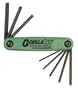 Bondhus 12632 GorillaGrip, Set of 8 Star Fold-up Keys, sizes T6-T25