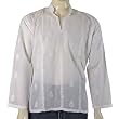 Clothing For Spring Mens Long Sleeve Cotton Shirt Kurta India Chest 44 inches (gck201)