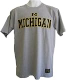Men's Michigan Wolverines S/S Campus Yard Heather Grey T-shirt