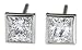 Platinum Princess Cut Bezel Set Diamond Stud Earrings (GIA Certified 2.07 cttw, D Color, VS1-VS2 Clarity)