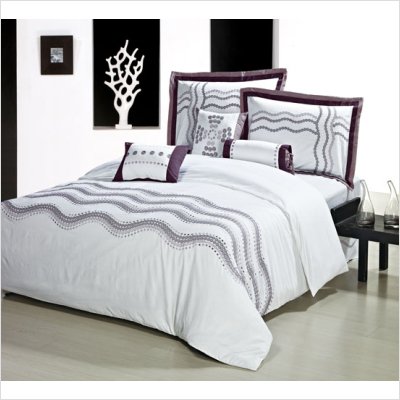 Sonata 7 PC Duvet Cover Set Size: King