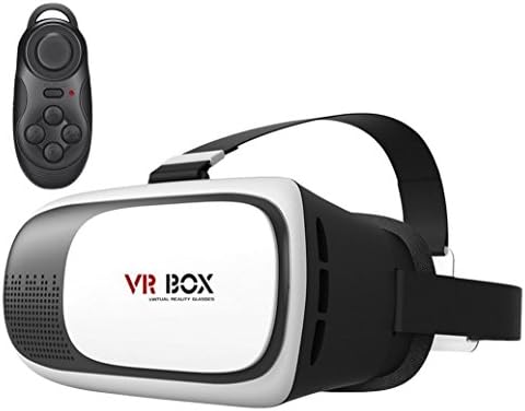 2nd Virtual Reality Headset 3D Video Movie Game Glasses +Remote Controller For 3.5"-6" IOS Android Smartphones iPhone 6/6plus 5/5S Samsung Galaxy S6/Edge