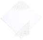 Kushies Hooded Towel and Washcloth, White with Mocha Polka Dots