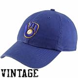 MLB '47 Brand Milwaukee Brewers Royal Blue 1989 Cooperstown Franchise Fitted Hat (X-Large)