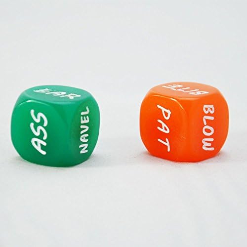 Set of 2 Funny Adult Fun Toy Love Game Sexy Romance Exrotic Dice Bachelor Party By Rexselect