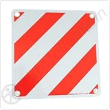 #2: Warntafel Italien Aluminium mit Ösen 500x500mm reflektierend rot-weiß