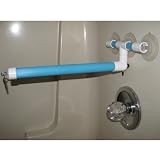 Pollys Pet Products Window or Shower Bird Perch Size Large (Blue)