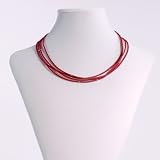 Rubber Industrial Wrap Bracelet/Choker - Strawberry