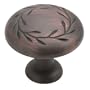 Amerock BP1581-ORB Inspirations Leaf 1-1/4-Inch Diameter Knob, Oil Rubbed Bronze