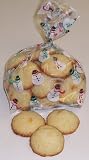 Scott's Cakes 1 lb. Coconut Macaroon Cookies in a Snowman Bag