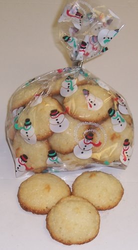 Scott's Cakes 1 lb. Coconut Macaroon Cookies in a Snowman Bag by Scott's Cakes