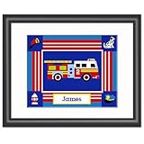 Heroes Black Personalized Print