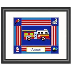 Heroes Black Personalized Print