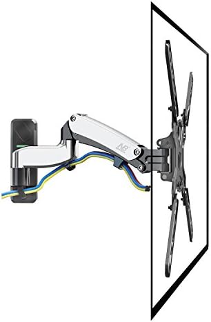 Universal Full Motion Articulating Gas Spring TV Wall mount for 40" - 50 inch LED LCD Flat Panel Screens from 17lbs up to 35lbs F450