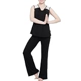 Allegra K Flower Lace Casual Tank Top Woman Running Yoga Suit Athletic Clothing S