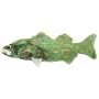 Patina Garnet Striped Bass Fish Brooch, MADE IN AMERICA
