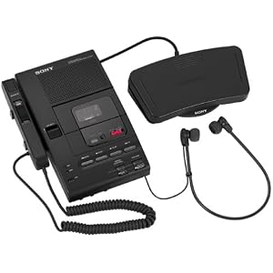 Click here to buy Sony M-2020 Microcassette Dictator and Transcriber by Sony.