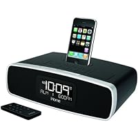 New-IHOME IP90BK IPOD/IPHONE DUAL ALARM CLOCK RADIO (BLACK) - IHMIP90BK