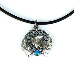 Team Jacob Pewter Dreamcatcher Pendant Necklace