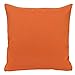 Do4U Home Decorative Hand Made Pillow Cover Fiber Waterproof Throw Pillow Case Cushion Cover For Travel Use,Indoor, Outdoor,Rattan Sofa 18 x 18 inches (Orange)