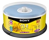 Sony 700MB CD-R-Data with Spindle Case - 30-pk.