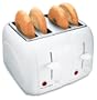 Proctor Silex 24450 4-Slice Cool-Touch Toaster, White