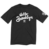 NBA adidas Brooklyn Nets Brooklyn Launch T-Shirt - Black (X-Large)