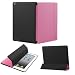 KHOMO DUAL CASE: Pink Polyurethane Smart Cover FRONT + Hard Rubberized Poly-carbonate BACK Protector for Apple iPad 2