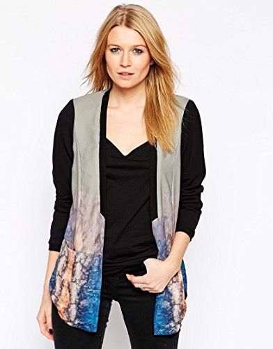 Y.A.S Abstract Print Blazer With Black Sleeves And Lapel 並行輸入品