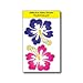 COOLHUBCAPS Hibiscus Flower Reflective Decals - for Helmets, Bikes, Wheelchairs, Car Bumpers & Windows - Weatherproof & UV Resistant - Indoor & Outdoor Use - 2.25 x 2.5 Inches (2 Large Decals)
