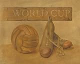 World Cup Soccer Ball, Art Poster by Lucciano Simone