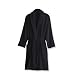  : Black Terry Velour Bathrobe 100% Cotton 50L