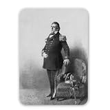 Commodore Matthew Calbraith Perry, engraved.. - Mouse Mat Art247 Highest Quality Natural Rubber Mouse Mats - Mouse Mat